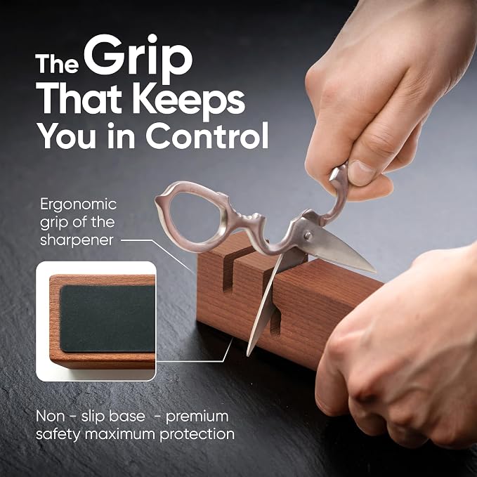 Matsato Knife Sharpener – Chef & Pocket Knife Sharpener, Knives Blade Sharpening - Image 3