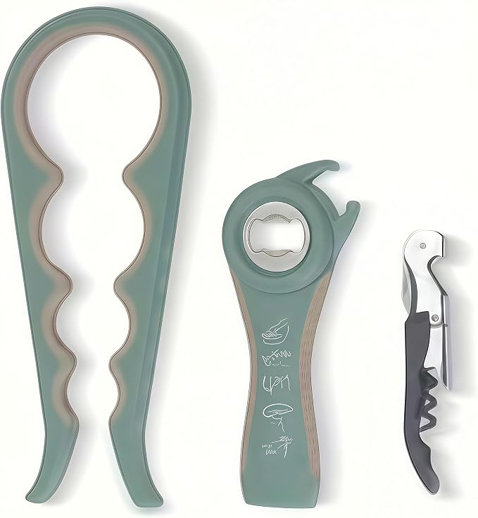 Opener | 5-in-1 Non-Slip Bottle Opener by Unknown