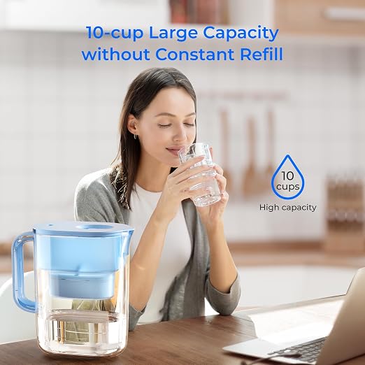 Waterdrop PT-07B Water Filter Pitcher, NSF Certified, 200-Gallon Long-Life - Image 8