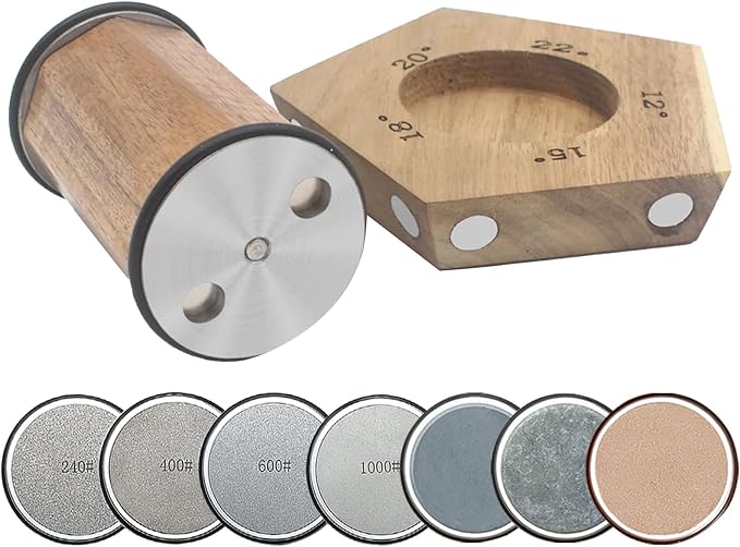 Acacia Rolling Knife Sharpener by TSFAWAMOE