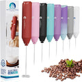 Powerful Milk Frother Handheld Foam Maker, Mini Whisk Drink Mixer by NewEnglandStories