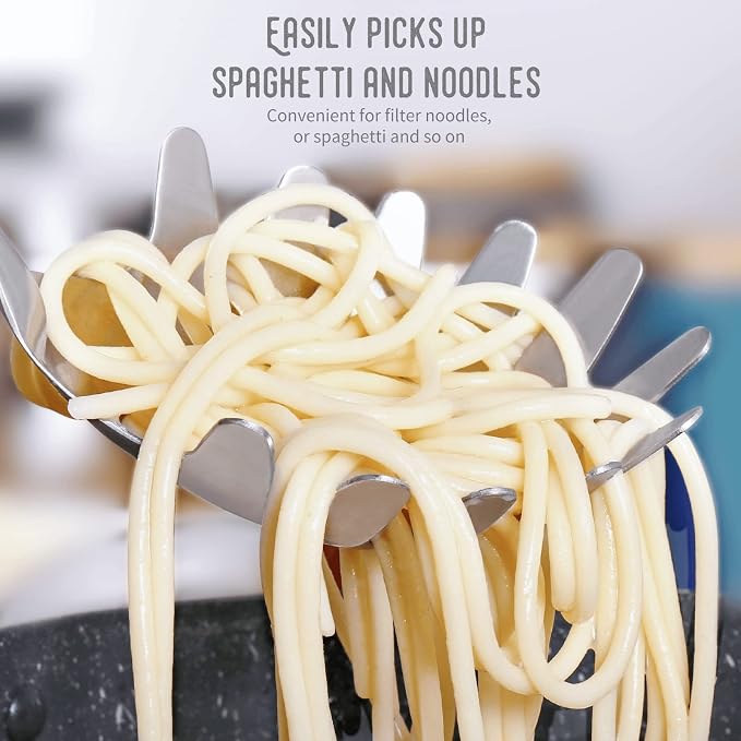 Spaghetti Server, Newness 304 Stainless Steel Pasta Fork - Image 4