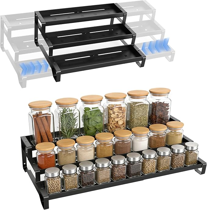 SANKEU Expandable Spice Rack Organizer - Image 9