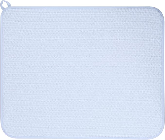 GeeRic 12 * 16 inch Microfiber Dish Drying Mat, Superb Absorbent Kitchen Dish - Image 7