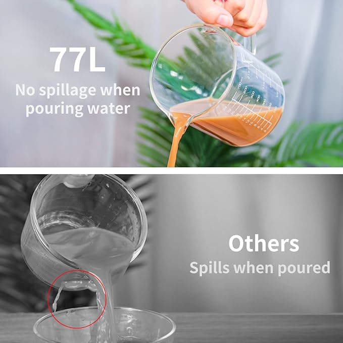 77L Glass Measuring Cup, High Borosilicate Glass Beaker - Image 2
