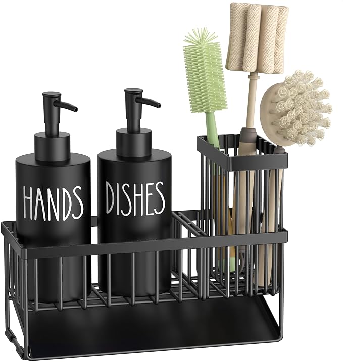 MASADI Kitchen Dish Soap Dispenser Set - Image 8