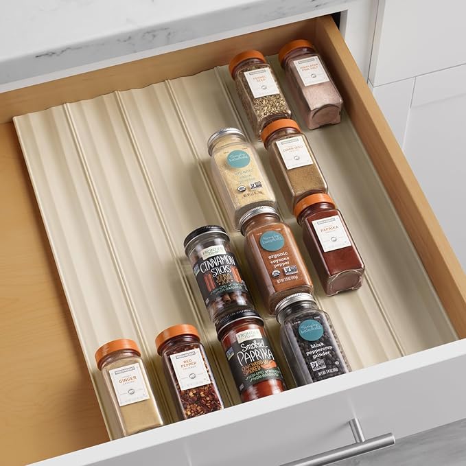 YouCopia SpiceLiner Adjustable Spice Drawer Liner, 10ft Roll, Seasoning and - Image 6