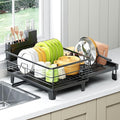 TOOLF Extendable Dish Drying Rack, Large Expandable Dish Drainer, Dryer Rack by TOOLF