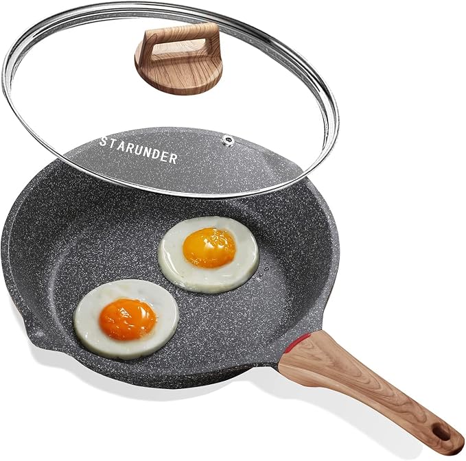 Starunder Induction Nonstick Skillet Frying Pan by STARUNDER