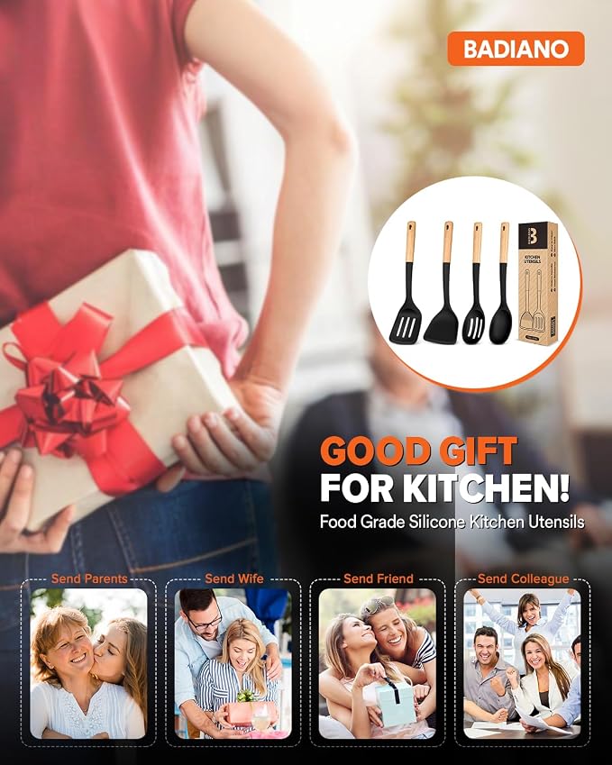 Silicone Cooking Utensils Set, Perfectly Angled - Image 7