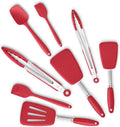 Silicone Spatulas Set Turners Tongs Cooking Utensils Set High Heat Resistant by ALLWIN-HOUSEWARE