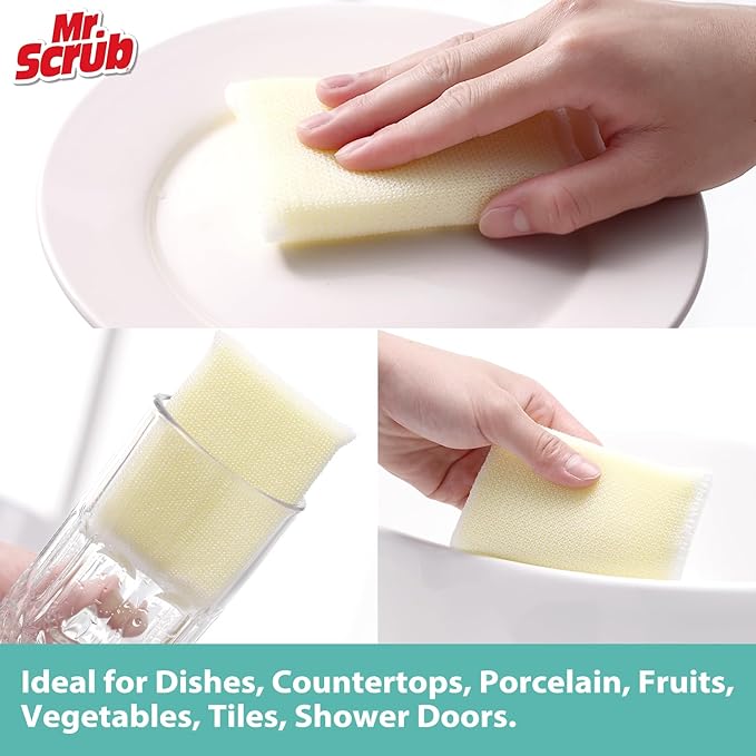 Mr. Scrub All-Purpose Sponges, Non Scratch, - Image 4