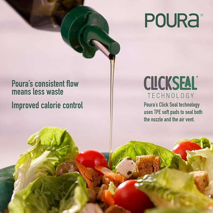 Poura Glass Olive Oil Bottle Drizzler - Image 4