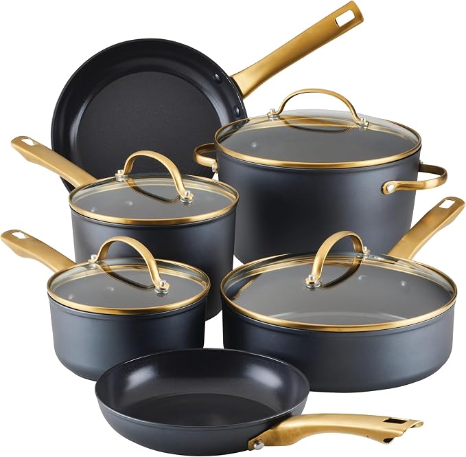 Farberware Forged Induction Ceramic Nonstick Cookware Set by Farberware