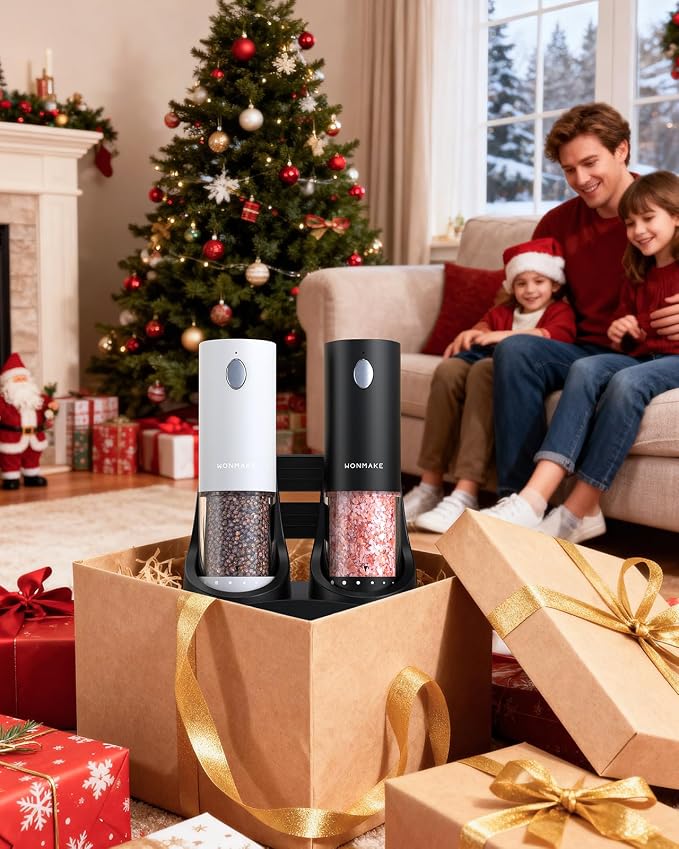 Electric Salt and Pepper Grinder Set - Image 2