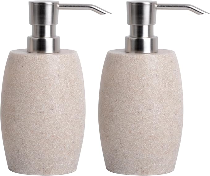 Clasin Home Sandstone Textured Resin Soap Dispenser by ClasinHome