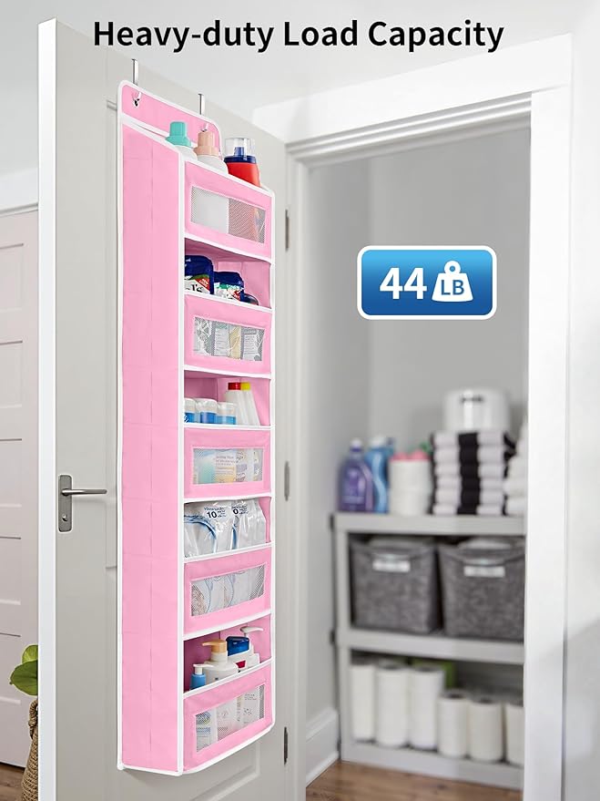 JARLINK Over The Door Organizer Storage, 5 Shelf Hanging Door Organizer - Image 6
