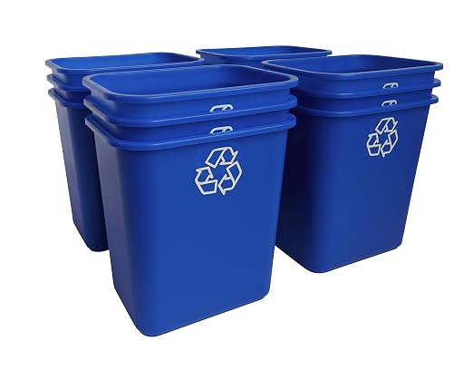 United Solutions 7 Gallon / 28 Quart Space Saving Recycling Bin, Fits Under - Image 3