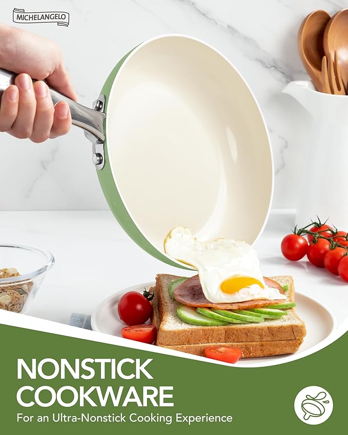 MICHELANGELO Pots and Pans Set Non Stick - Image 3