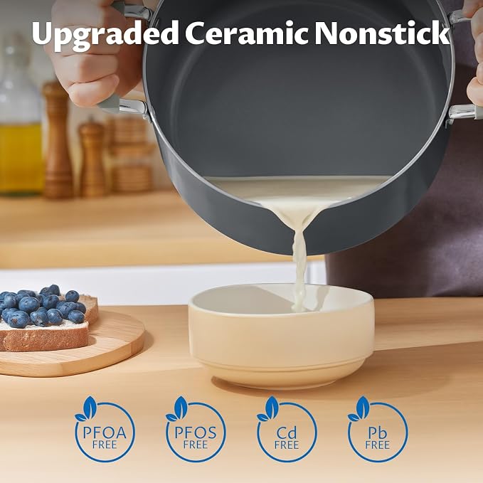 10 Quart Nonstick Stock Pot - Image 2