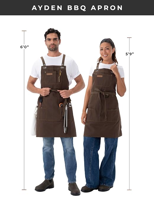 Chef Works Unisex Ayden Grill Apron - Image 3