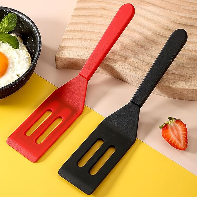 【2 Pack】Kunovo Small Spatula for Nonstick Cookware Mini Spatulas for kitchen Use - Image 5