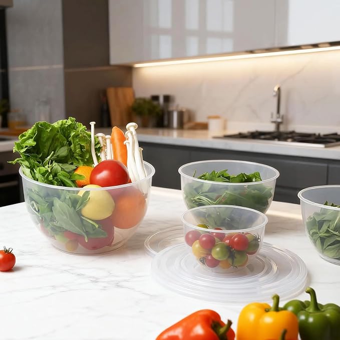 Greentainer Plastic Mixing Bowls - Image 3