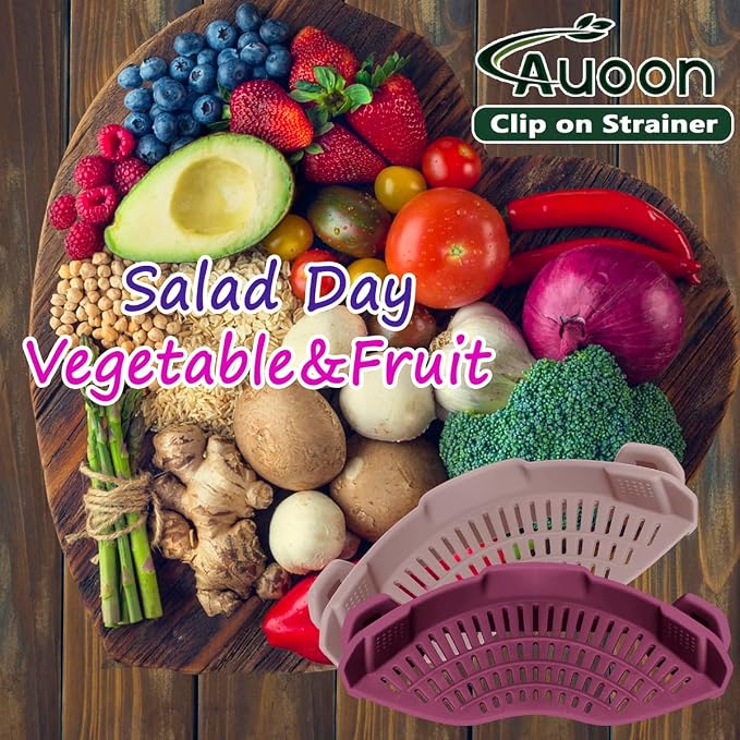 AUOON Silicone Clip on Strainer - Image 5