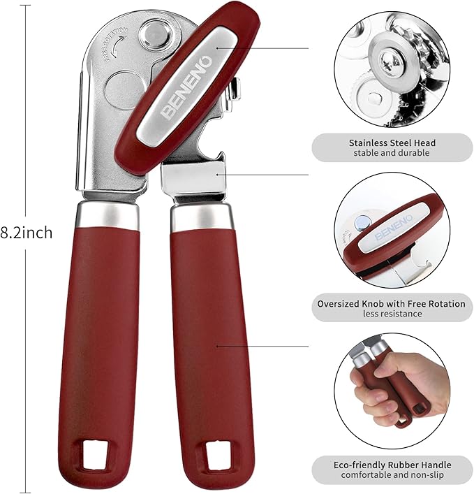 Beneno Heavy Duty Hand Can Opener Manual - Image 2