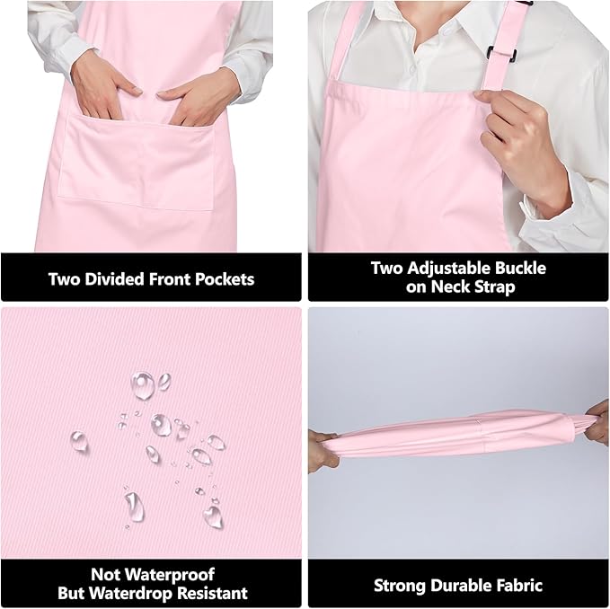 Jubatus 12 Pack 100% Cotton Aprons Bulk - Image 5