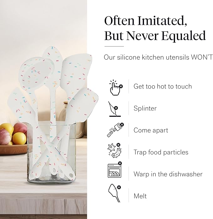 GIR: Get It Right 10-Piece Silicone Ultimate Kitchen Utensil Set – Spatulas - Image 5