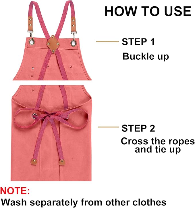 ZOMAO Chef Apron for Women Men - Image 8