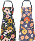 2 Pack Floral Apron for Women by ARBINSON