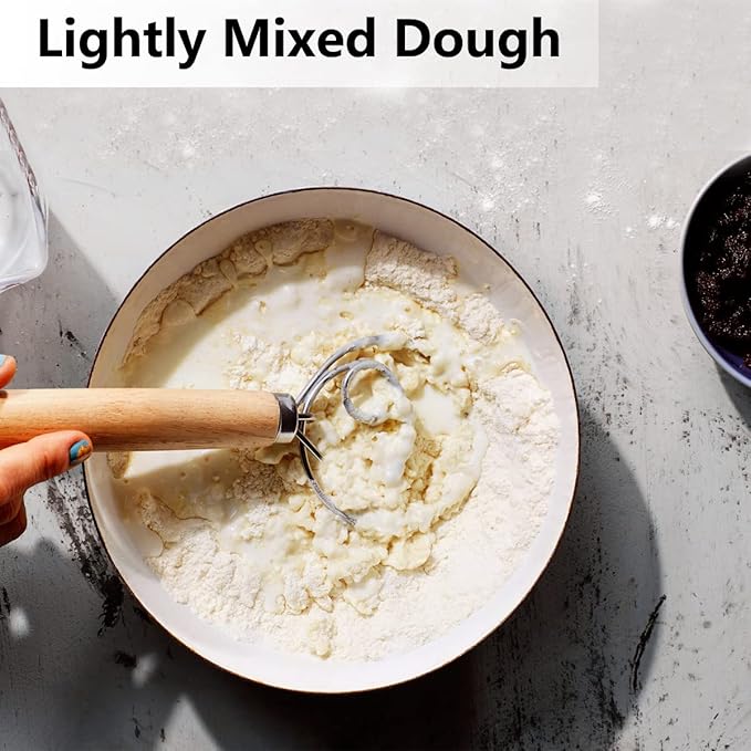 Danish Dough Whisk, Sourdough Tools - Image 5