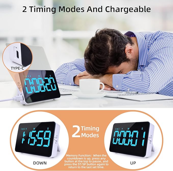 Rechargeable Digital Kitchen Timer - Image 2
