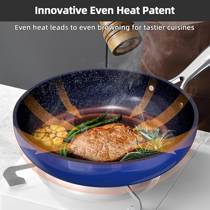 Nuwave Lux 13pc Forged Lightweight Cookware Set PFAS Free, Healthy G10 Duralon - Image 3