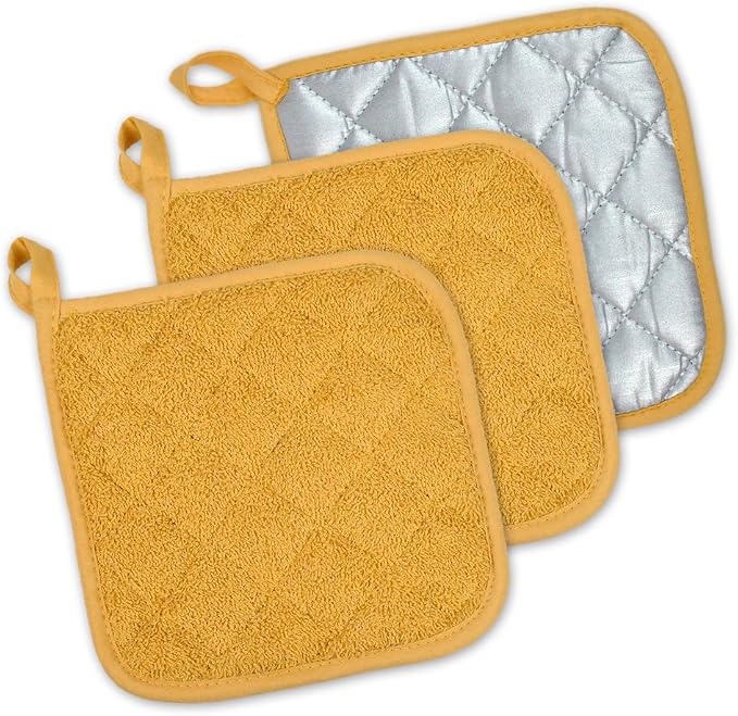 DII Basic Terry Collection Quilted 100% Cotton, 3 Piece by DII
