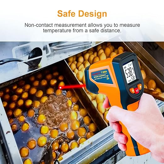 DEASOMIYE Infrared Thermometer Gun, -58°F~1112°F Laser Thermometer Temperature - Image 5