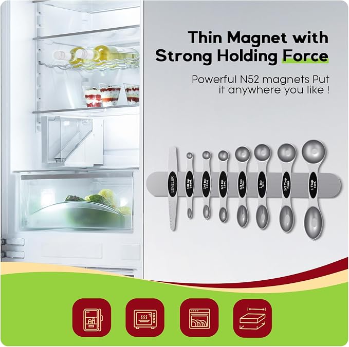 Magnetic Measuring Spoons Set - Image 2