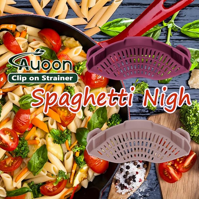 AUOON Clip on Strainer for Pots and Pans - Image 4