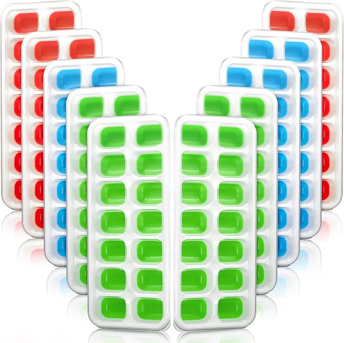 Honeydak 10 Pack 10 Pack Ice Cube Trays by Honeydak