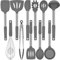Silicone Kitchen Cooking Utensils Set by BECBOLDF
