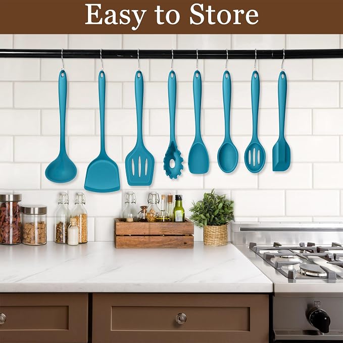 LIANYU 8Pcs Kitchen Utensils Set, Heat Resistant Cooking Utensils, Kitchen - Image 7