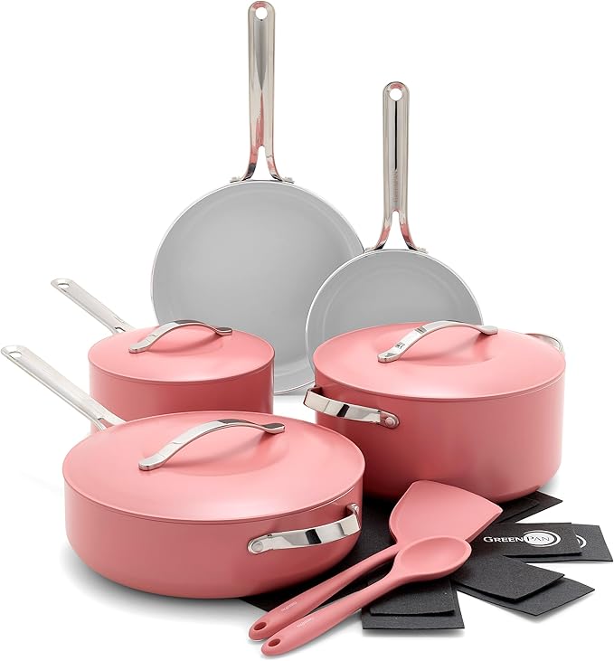 GreenPan Nova 10-Piece Cookware Pots & Pans Set, Oprah’s Favorite Things 2024 by GreenPan