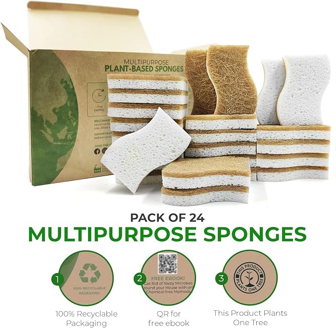 AIRNEX Natural Kitchen Sponges - Image 3