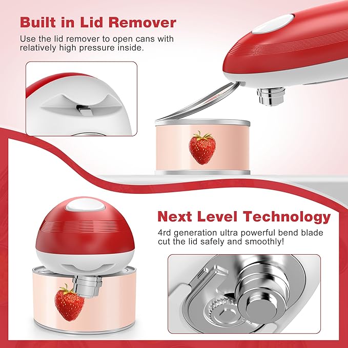 Electric Can Opener, Food Safe Automatic Can Opener - Image 6