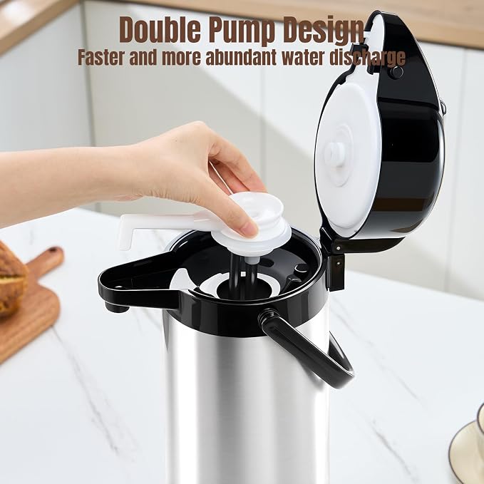 PARACITY Upgraded Airpot Coffee Carafe - Image 4