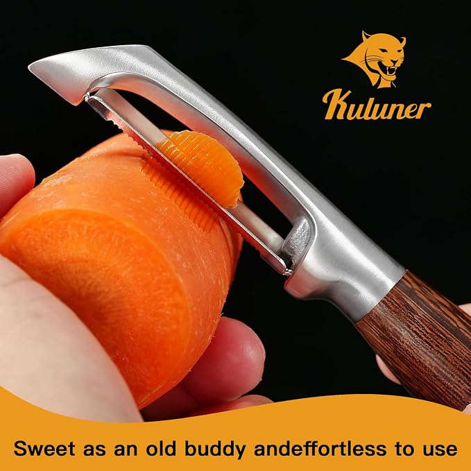Serrated Blade Premium I Type 304 Stainless Steel Multifunctional Kitchen - Image 3
