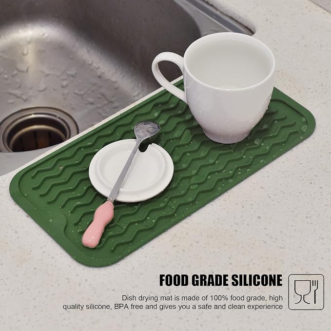 Silicone Dish Drying Mat for Multiple Usage, Easy clean, Eco-friendly, - Image 5