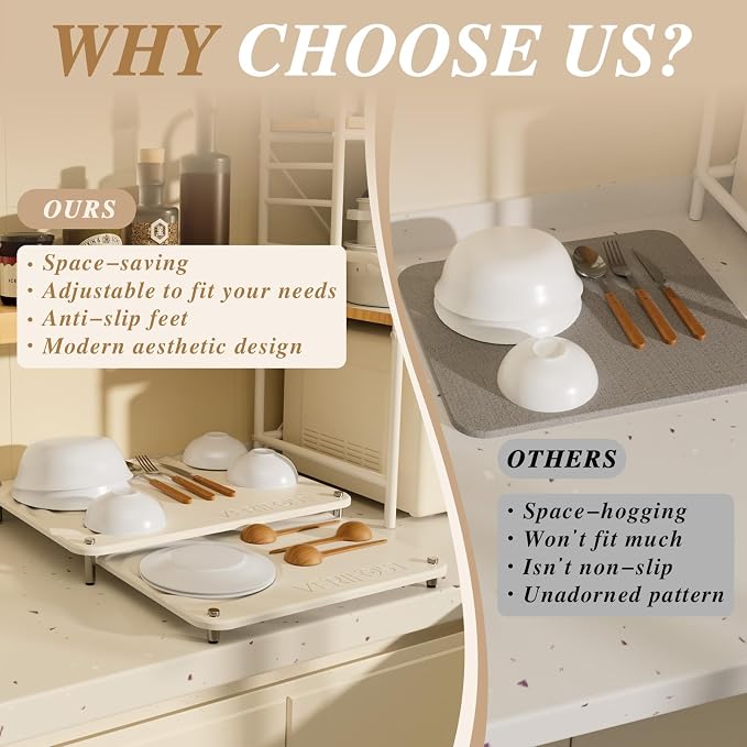 Pearl White 2PCs Large Drying Stone - Image 7